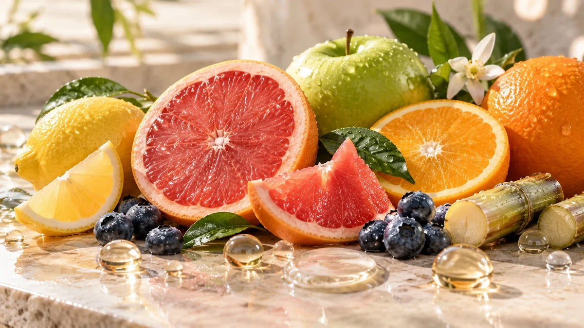 AHA, acidi della frutta e alfa-idrossiacidi nella skincare