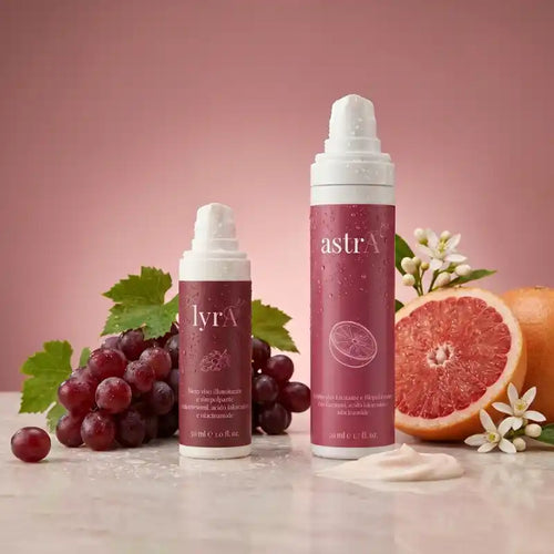 Kit siero e crema viso anti age con acido ialuronico ed esosomi